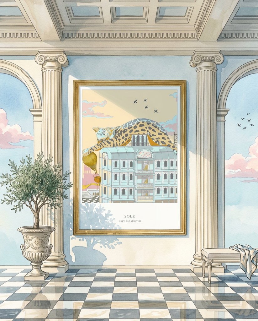 Cat Haze Poster