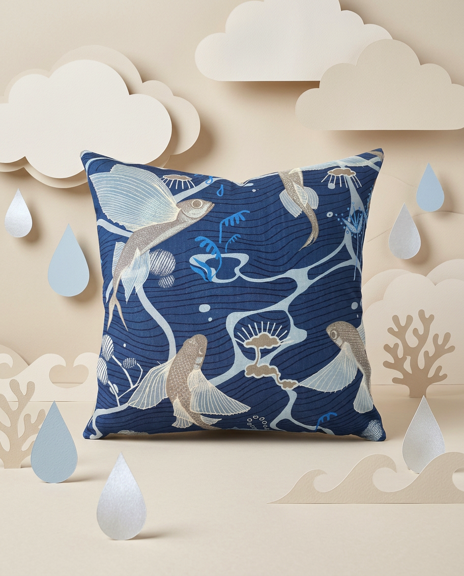 Flying Fish Kuddfodral 50x50 cm