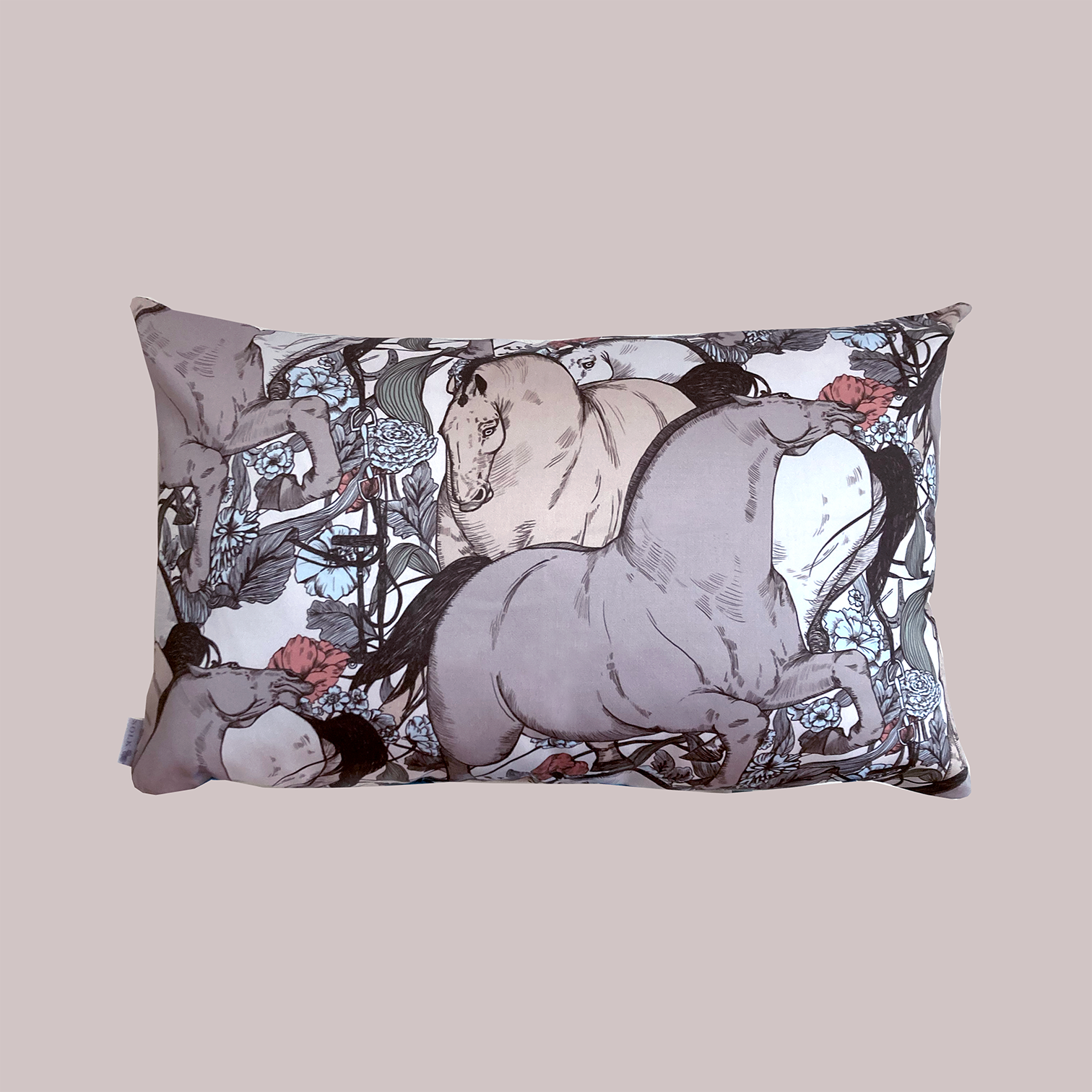 Horse Mess Kuddfodral 60x40 cm