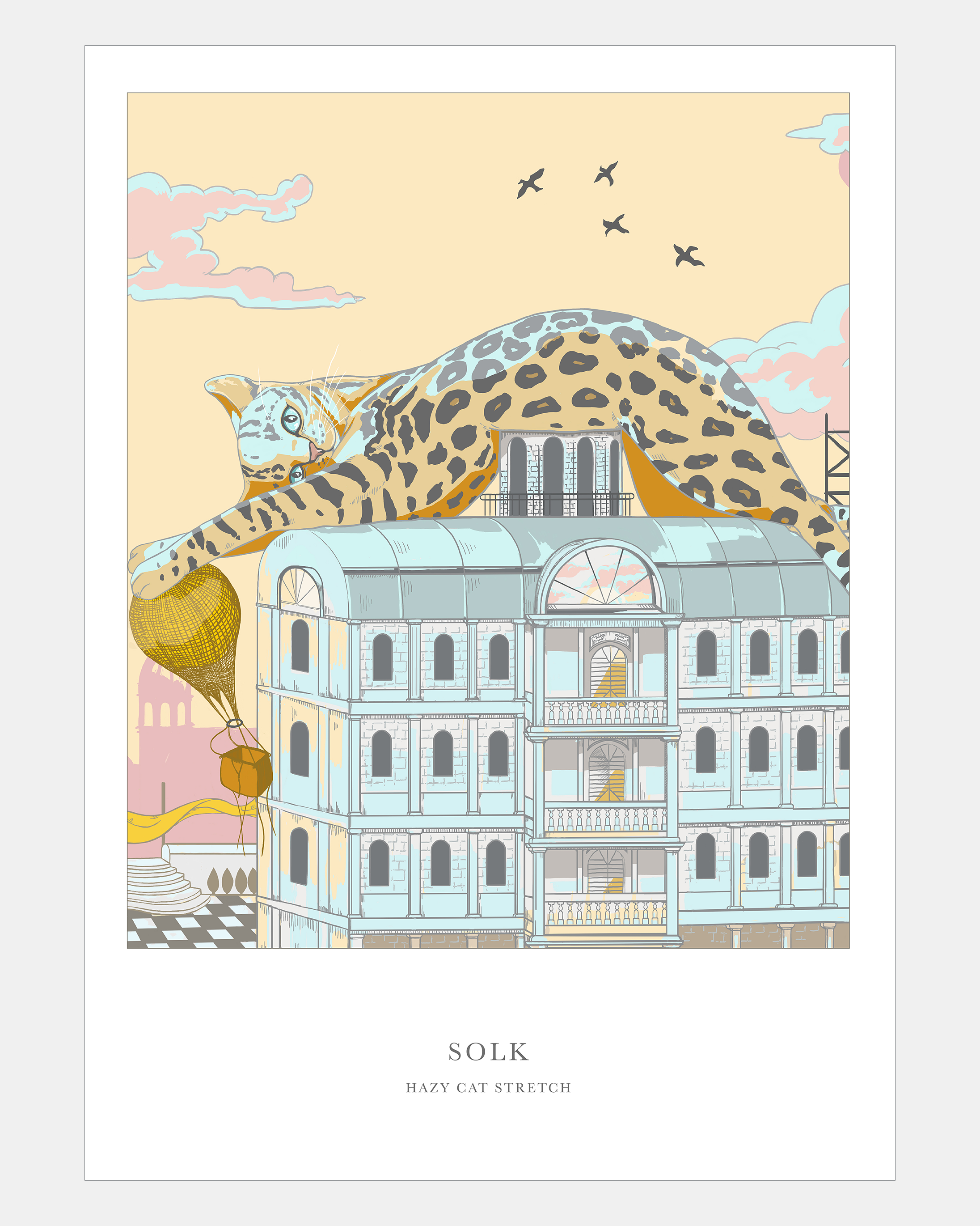 Cat Haze Poster