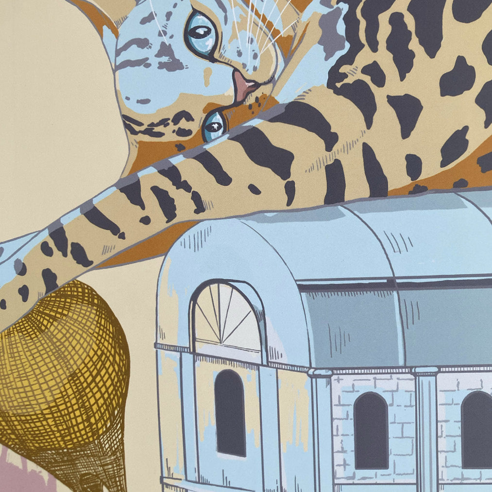 Cat Haze Poster