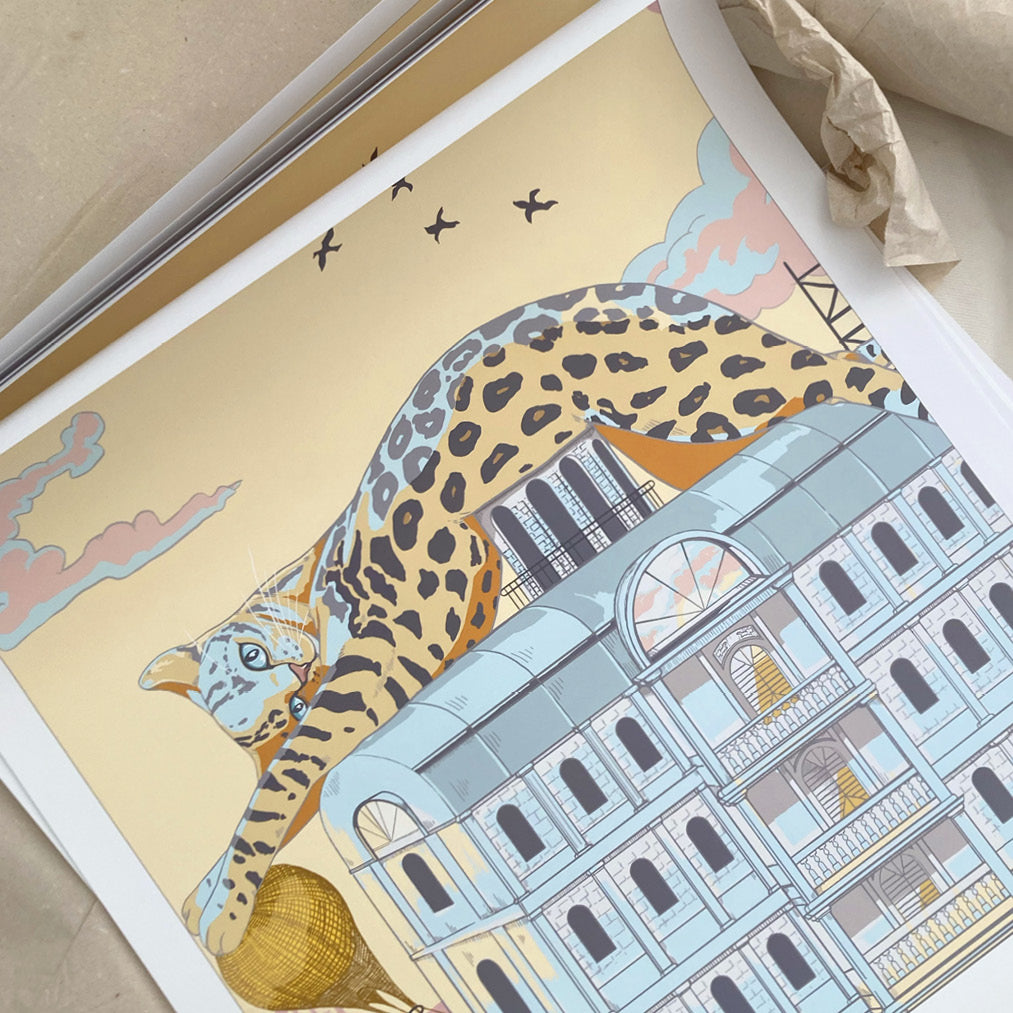 Cat Haze Poster
